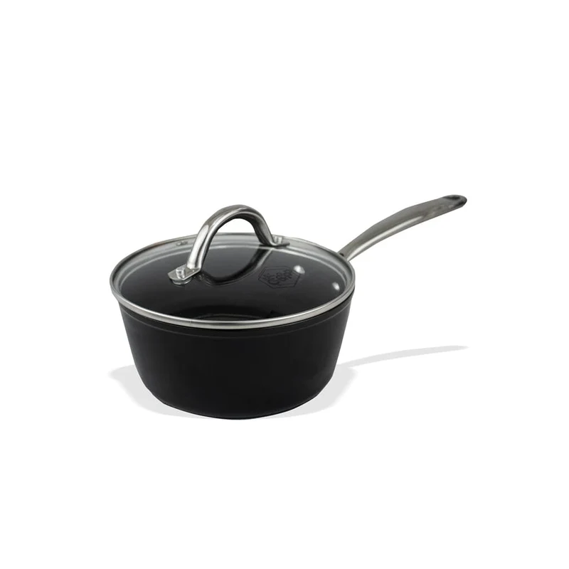 Cook & Pan - Cacerola Signature 18 cm con tapa de cristal