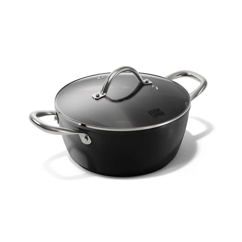 Cook & Pan - Sartén Signature 22 cm con tapa de cristal