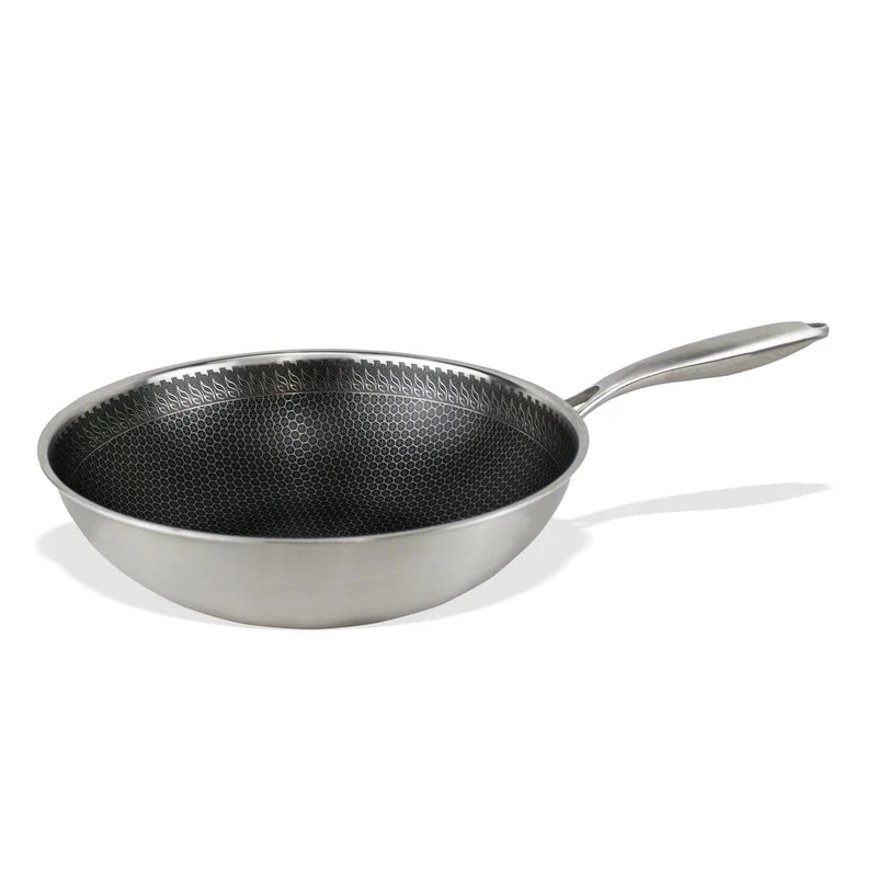 Cook & Pan - Sartén Wok Miel 30 cm