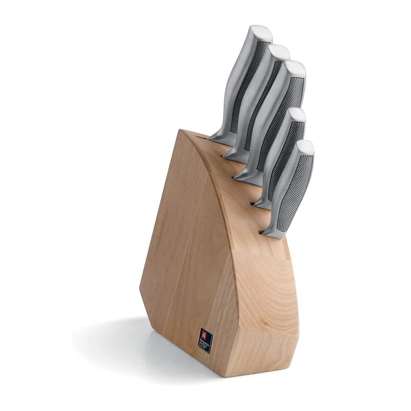 Richardson Sheffield - Juego de cuchillos Sense de 5 piezas con bloque - Madera