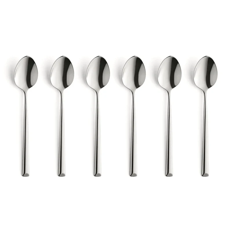 Amefa - Metropole 6 Cucharas de Café - Plata