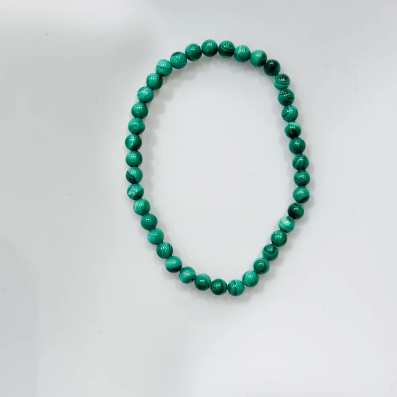 Pulsera de bolas de Malaquita