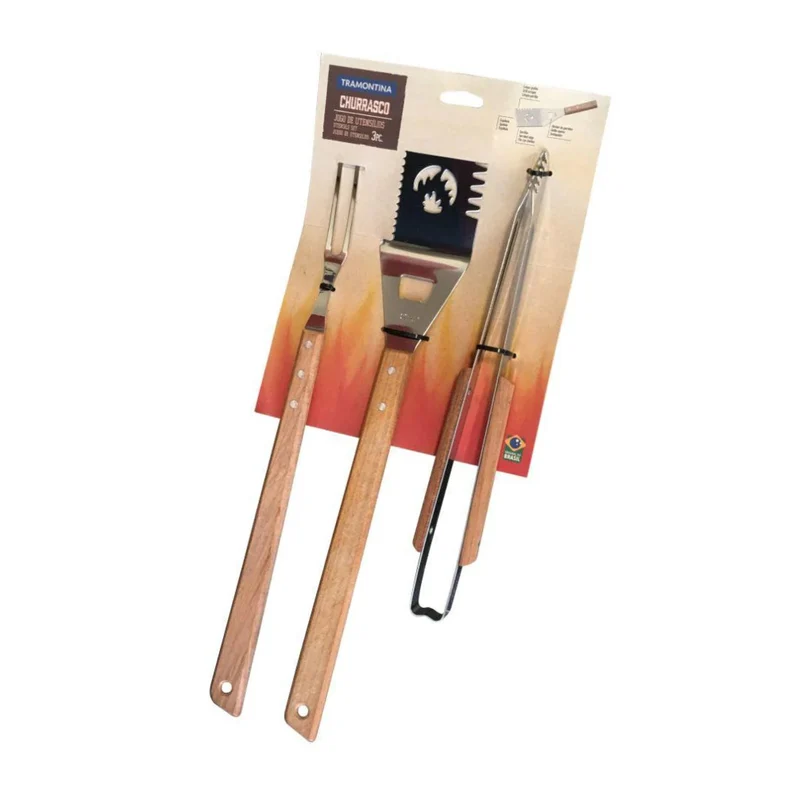 Tramontina Barbeque Tool Set - 3Pcs