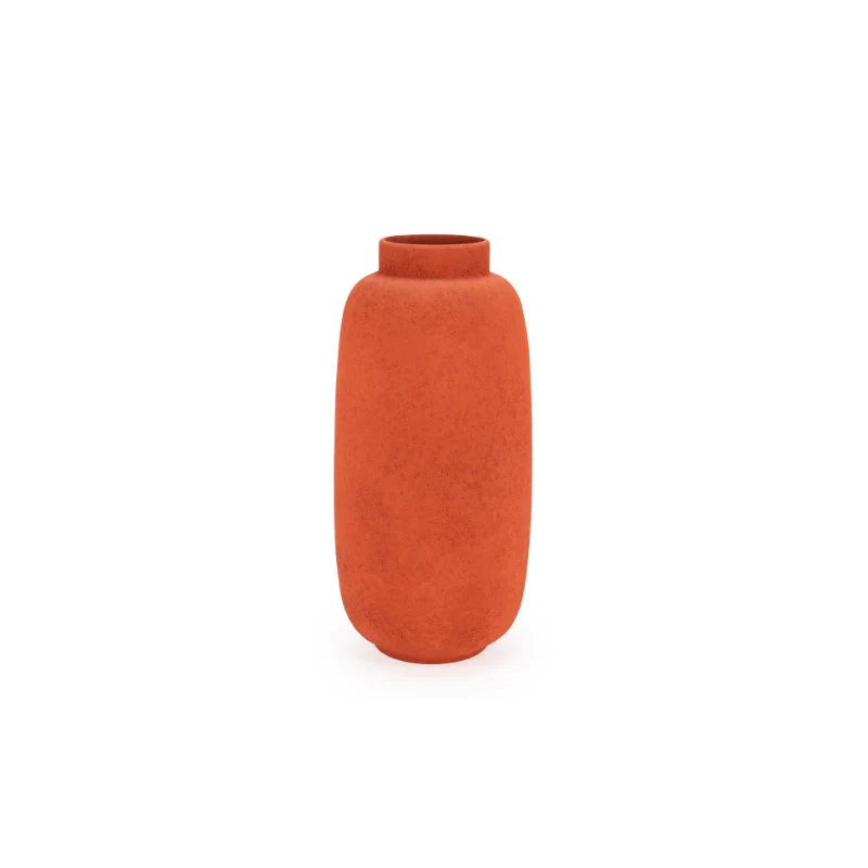 Jarrón de cerámica terracota Bucelas 23x49cm