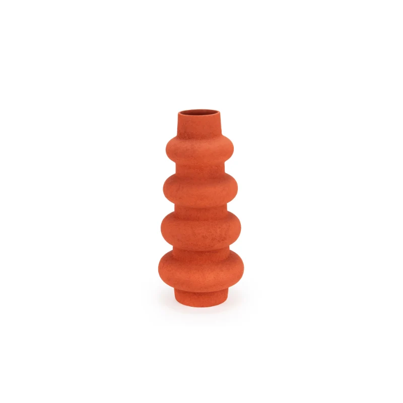 Jarrón de cerámica terracotta Cima 22x49cm