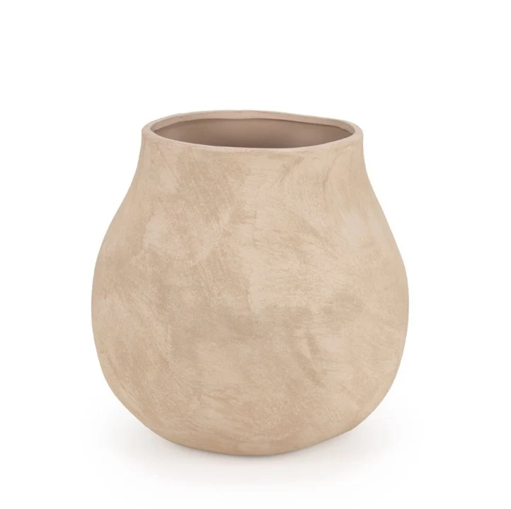 Jarrón de terracotta marrón claro Vittoria