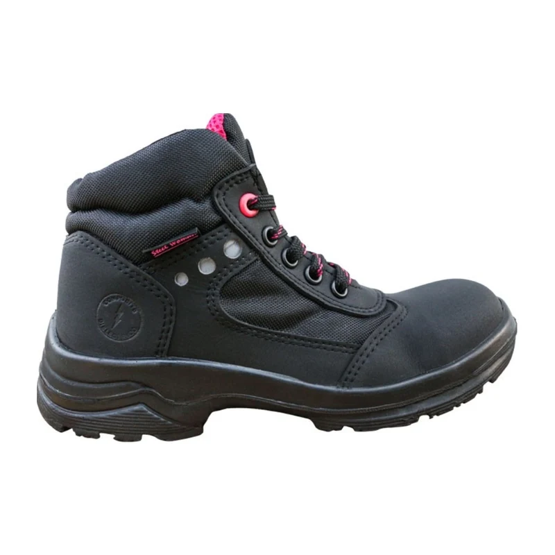 Uniroca Zapatos de Seguridad Steel Negro, para Mujer