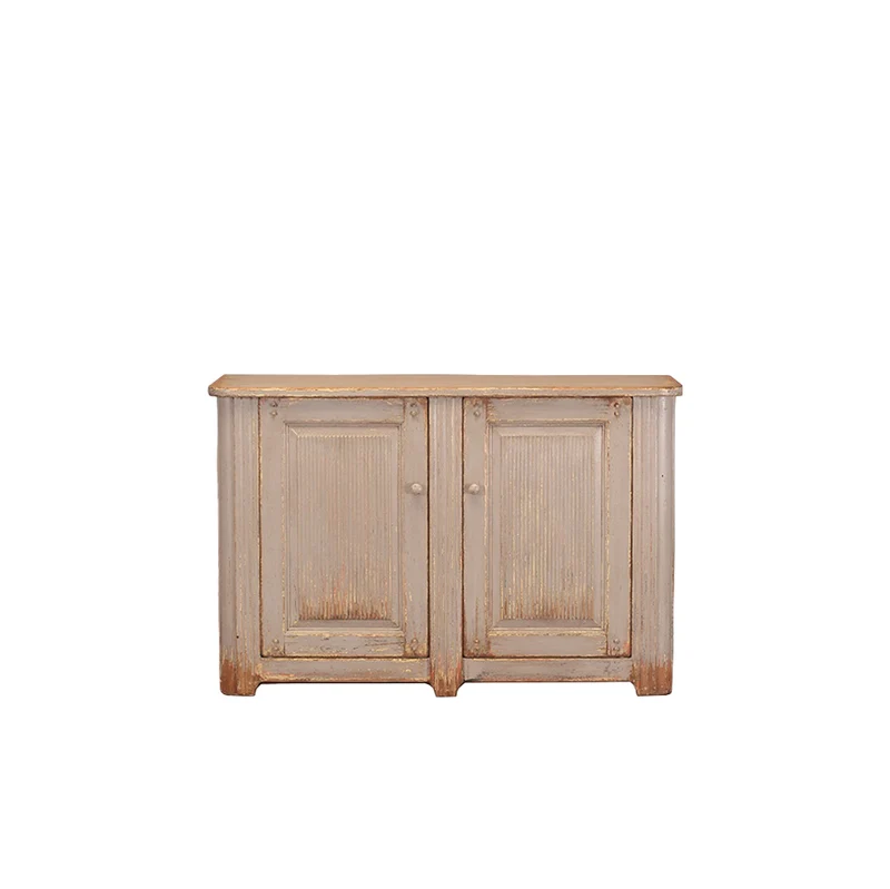 Aparador gris de madera con 2 puertas - Heritage