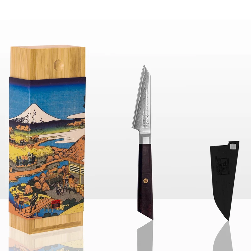 Cuchillos de acero damasco japonés Bunka Damas Kotai
