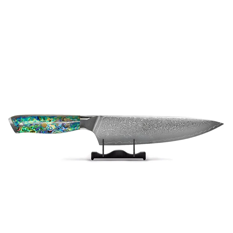 Cuchillo Chef Damasco Joyas Nácar 20 cm