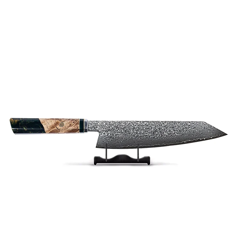 Onyx Octagon Damascus Kiritsuke 23 cm - Edición Especial