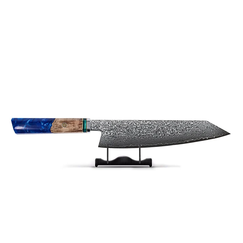Zafiro Octágono Damasco Kiritsuke 23 cm - Edición Especial