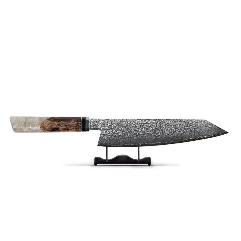 Shinrai Japan - Cuchillo Kiritsuke Diamond Octagon Damasco 23 cm - Edición Especial