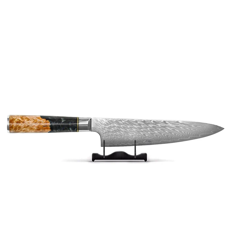 Shinrai Japan - Cuchillo Chef Damasco Epoxi Onyx 20 cm