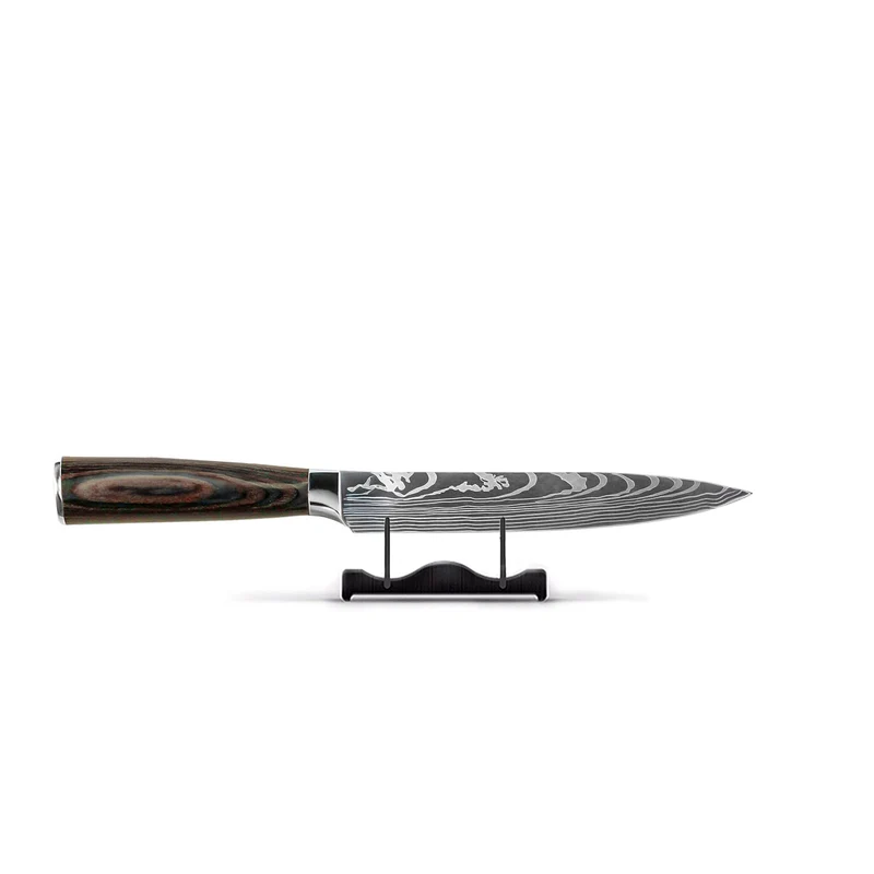 Serie Impresión Damasco Japonés - Cuchillo de trinchar 20 cm