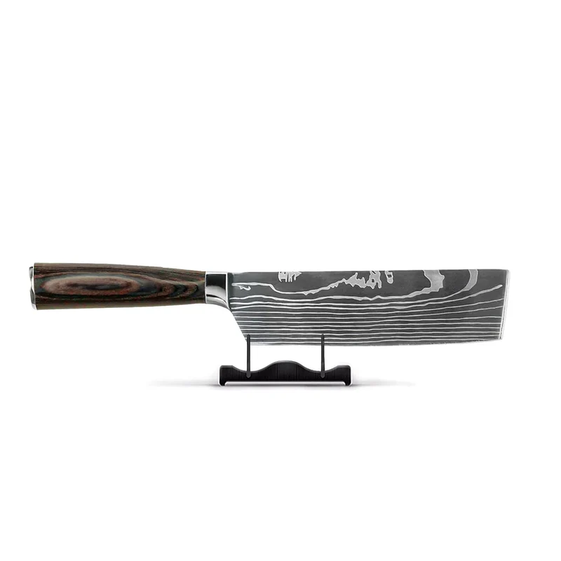 Serie de impresión japonesa de Damasco - Cuchillo Nakiri