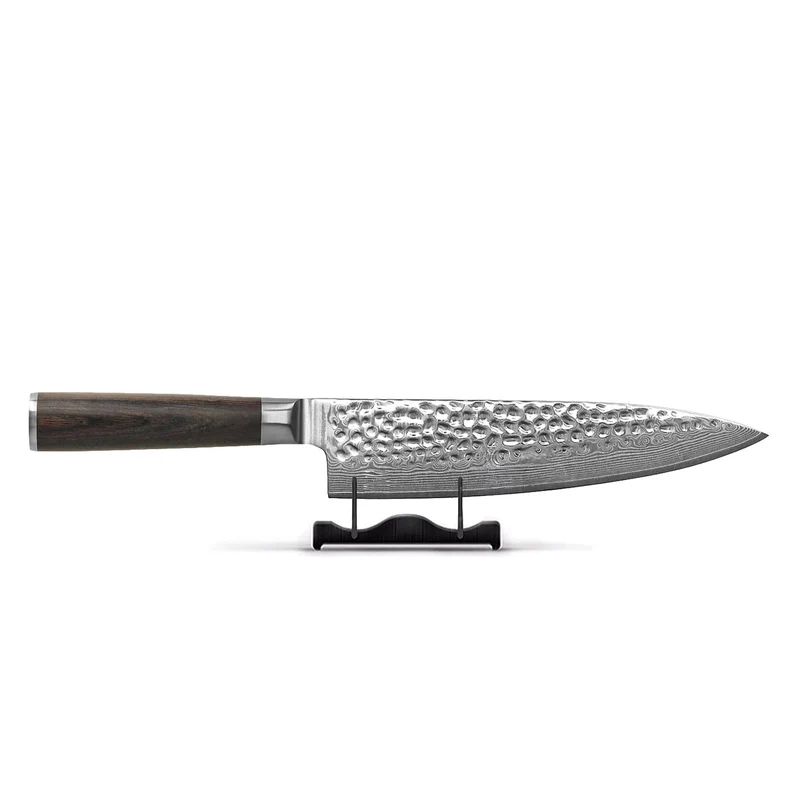 Shinrai Japan - Damasco Martillado BR - Cuchillo Chef Damasco 20 cm