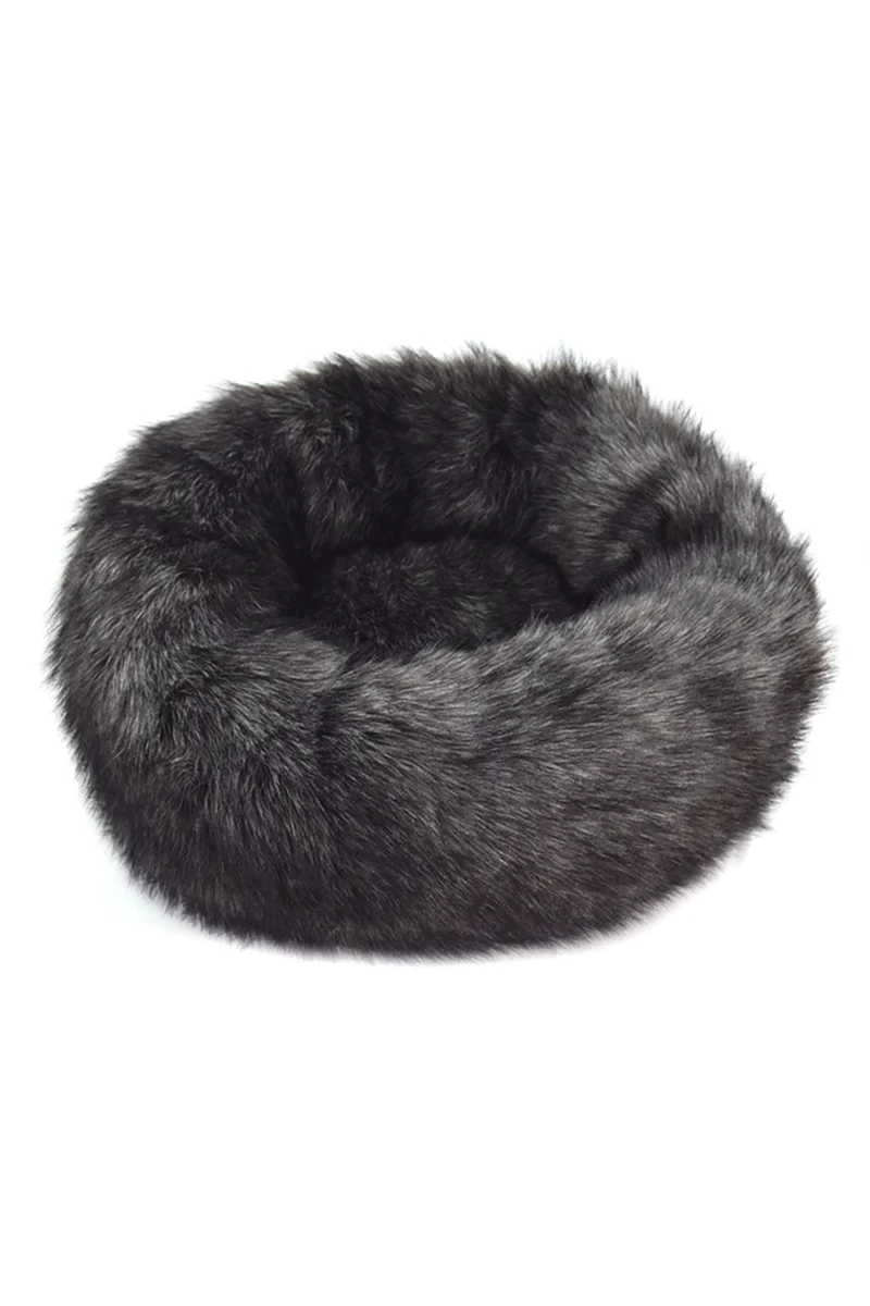 Cama Perro Silver Fox Faux Fur