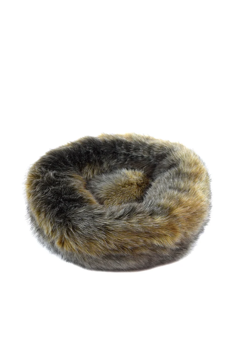Cama Perro Crystal Fox Faux Fur