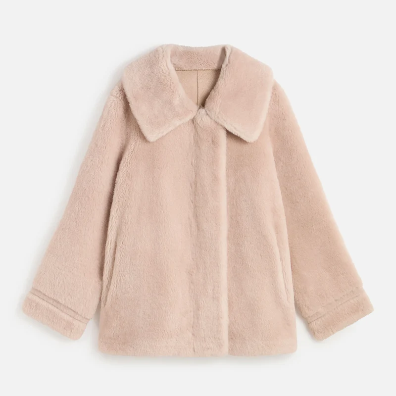 Abrigo eco wool - beige L