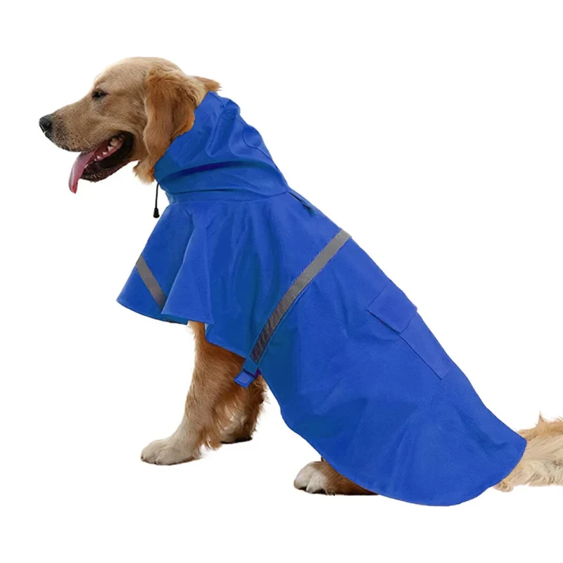 La Gotera Capa de Lluvia para Mascota, Color Azul
