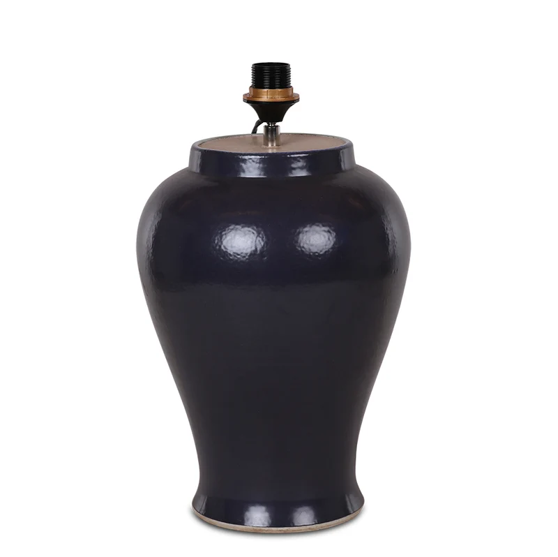 Base de lámpara cerámica - negro