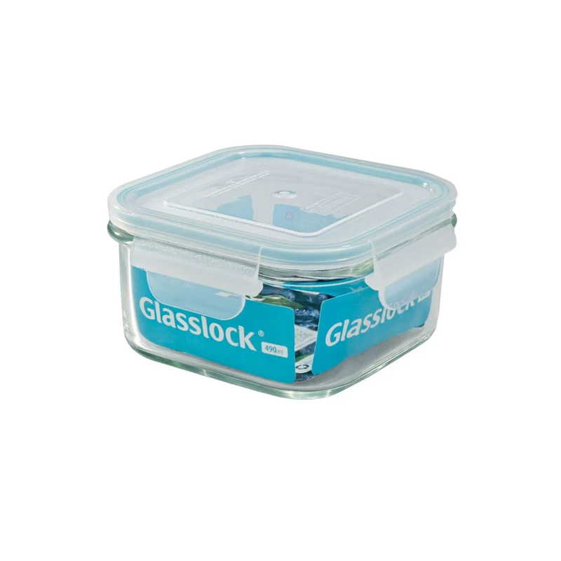 Recipientes herméticos de cristal cuadrados Glasslock