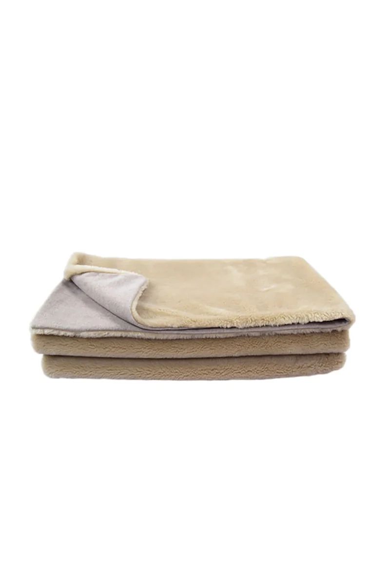 Plaid Eco-Wool Beige
