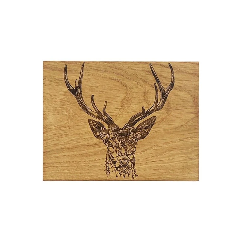 Tabla para cortar de madera de roble 20 x 15 cm Selbrae