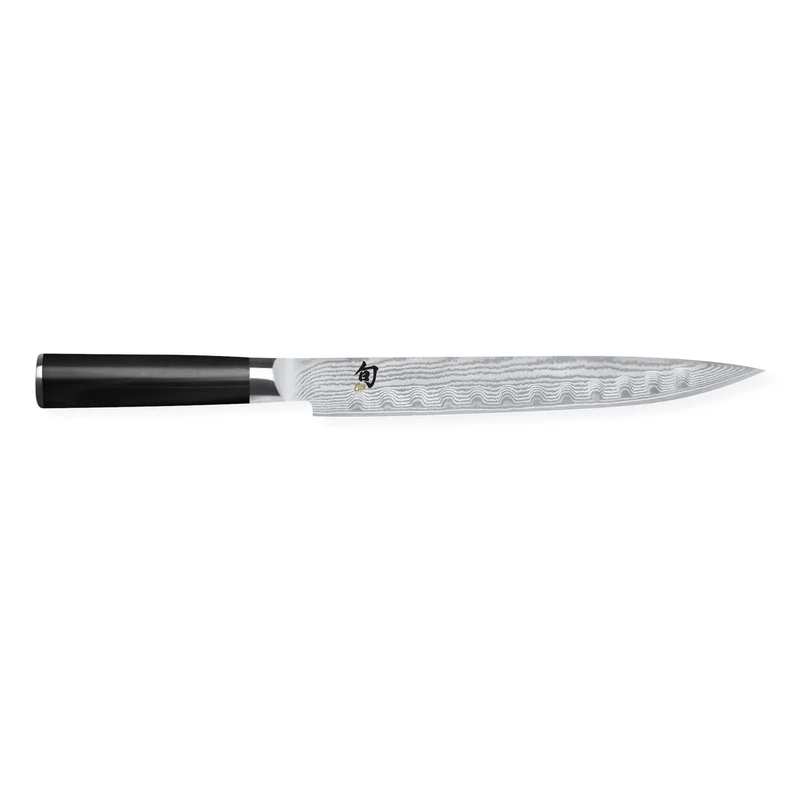 Kai Shun Classic Damascus Slicing Knife Hollow Ground