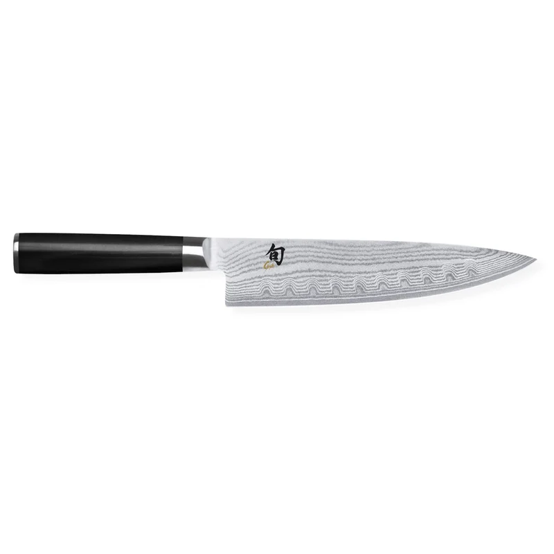 Kai Shun Classic Damascus Chef Knife Hollow Ground