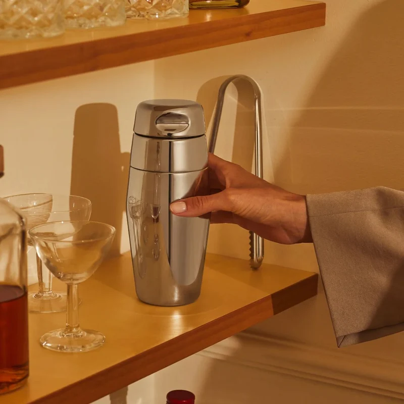 Coctelera clásica de acero inoxidable Alessi