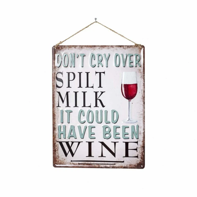 "Don't Cry" Wall Sign