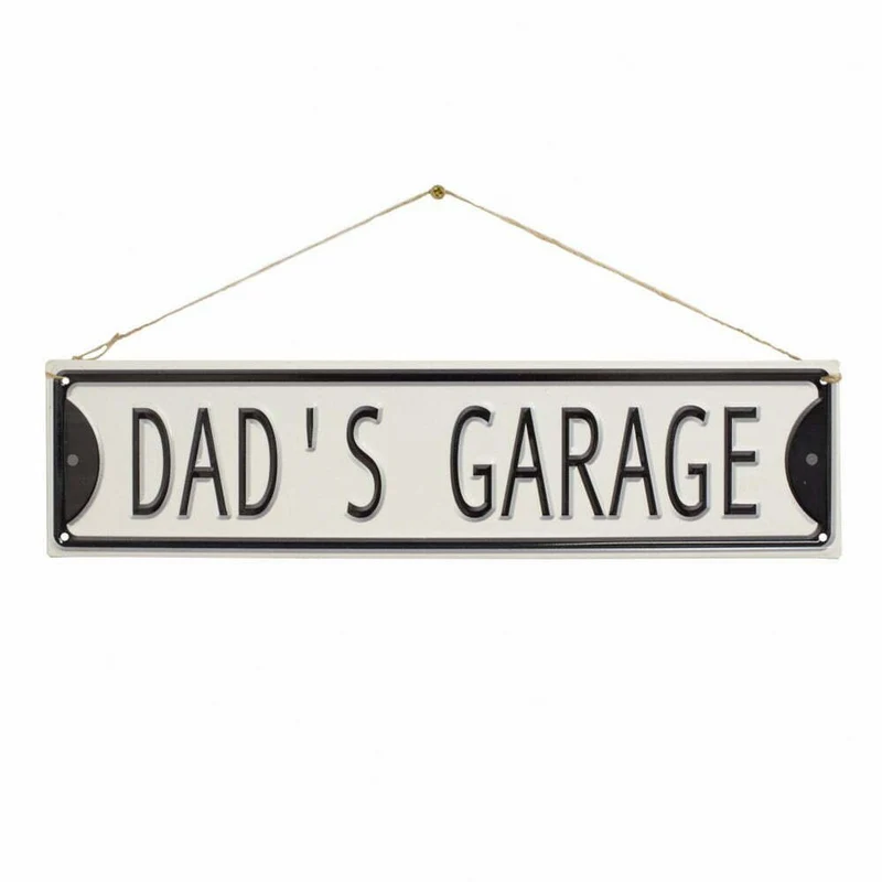 "Dad's Garage" Wall Sign