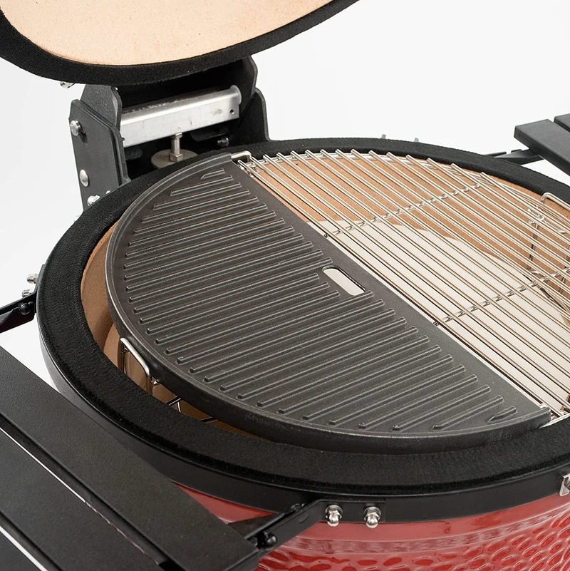 Classic Joe - Half Moon Cast Iron Reversible Griddle