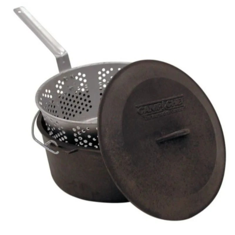 Camp Chef Cast Iron Deep Fry Pot Set