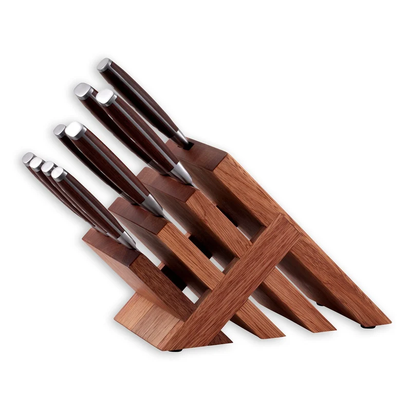 Messermeister - Juego de cuchillos Avanta de 10 piezas con bloque magnético para cuchillos