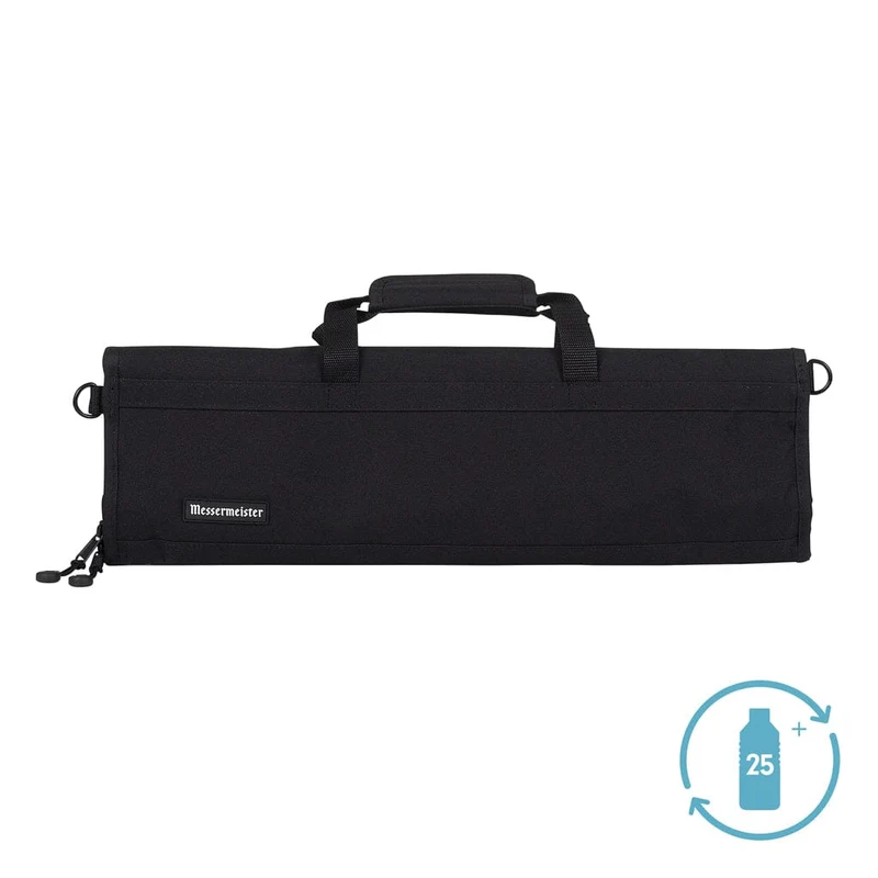 Messermeister - Bolsa para cuchillos 8 cuchillos negra